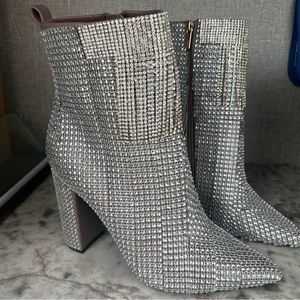 Sequin Booties